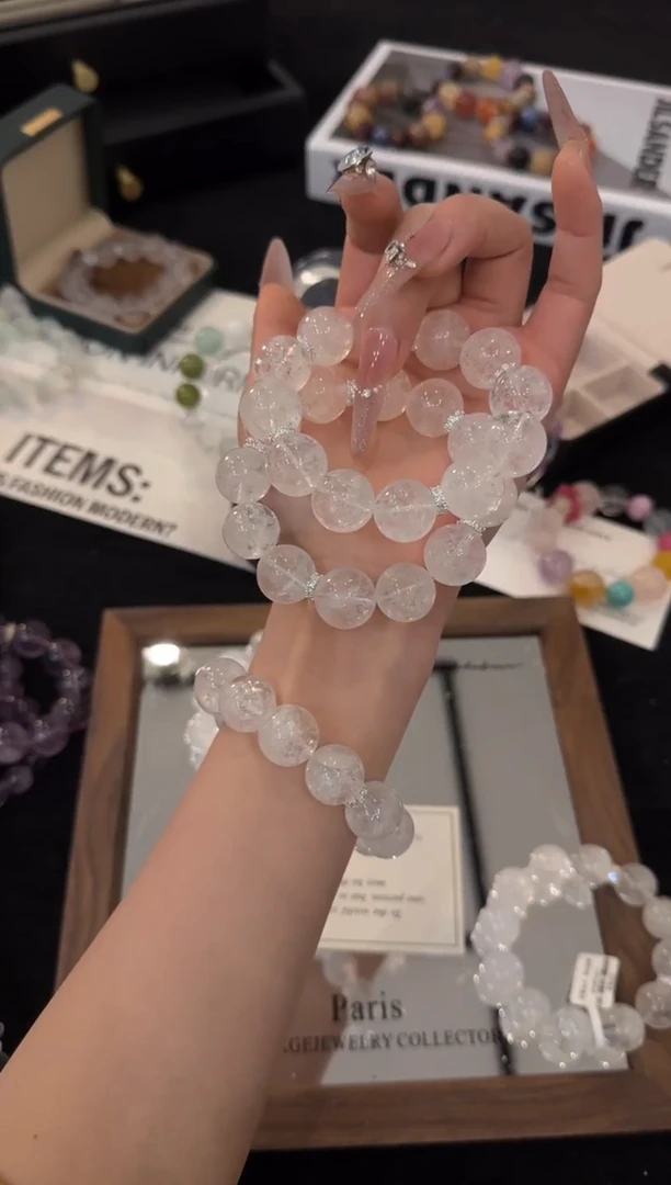 合金手链水晶白阿赛x3421