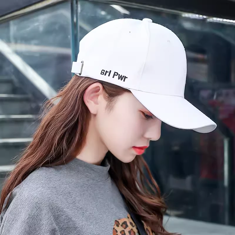 帽子女新款时尚白色鸭舌帽女款潮牌运动棒球帽男防晒遮阳帽太阳帽