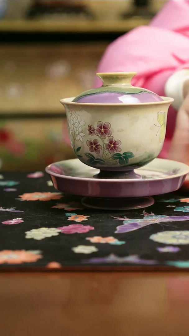 景德镇陶瓷杯碗柴烧多人