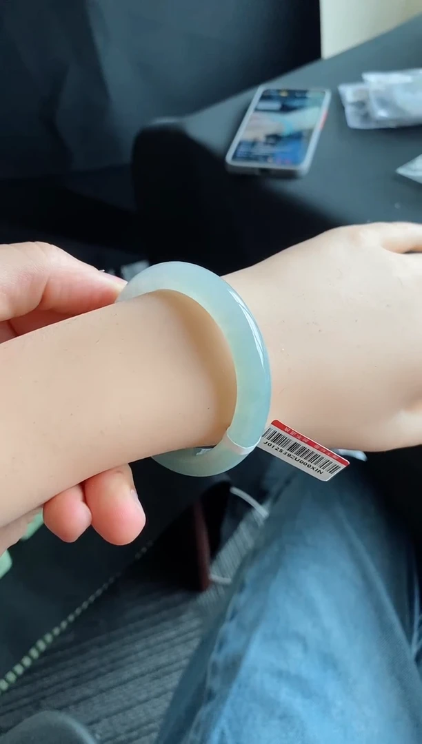 【闪购商品】翡翠手镯未镶嵌55号50.2*9.7*8.1正圈