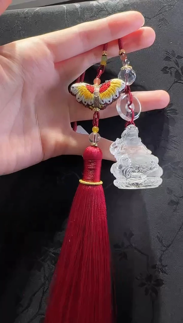 未镶嵌手绳水晶财神