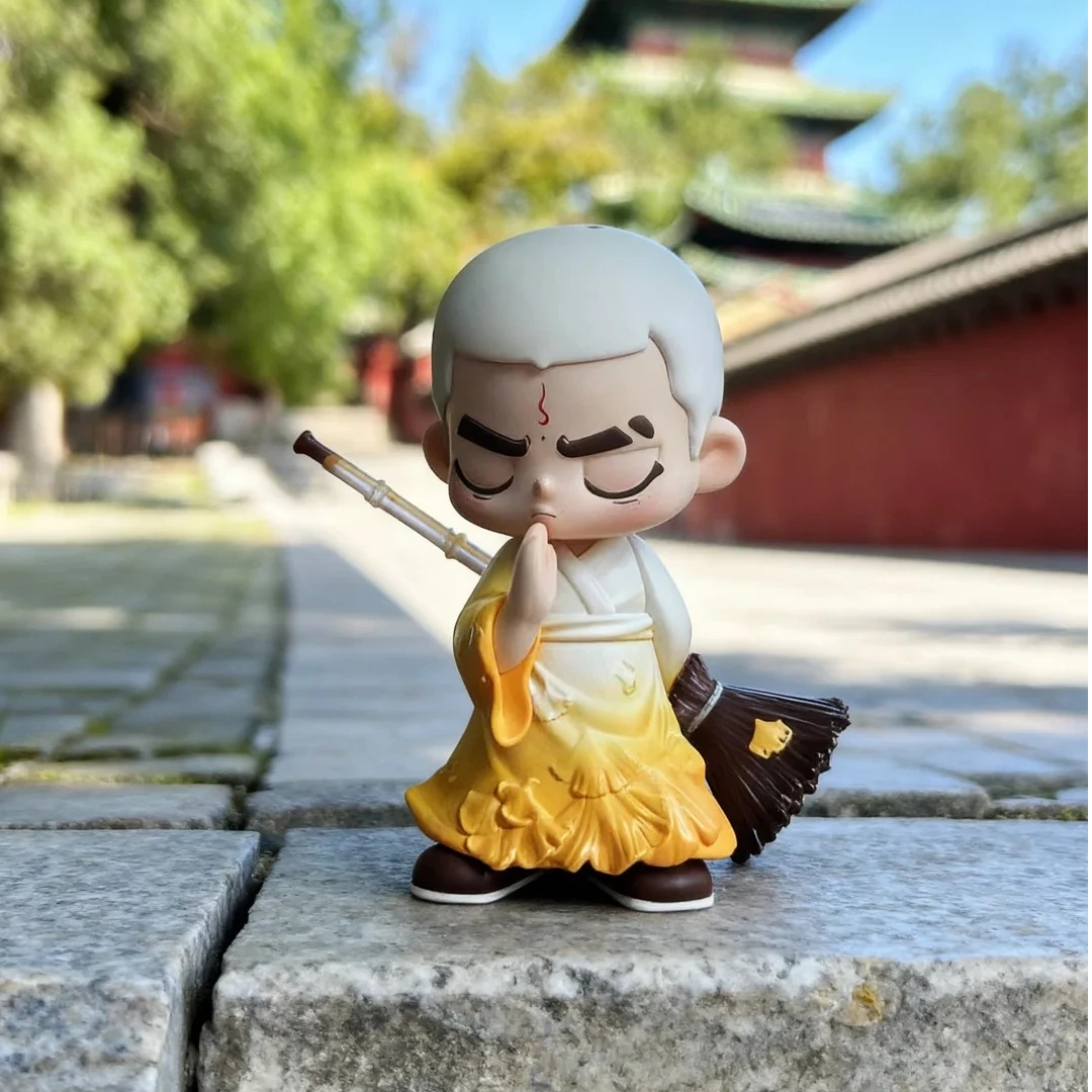 少林功夫摆件少林武僧纪念玩偶盲盒功夫摆件潮玩嵩山少林手办