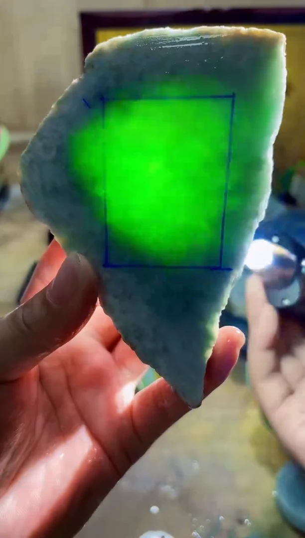 翡翠挂件未镶嵌A货常星1757