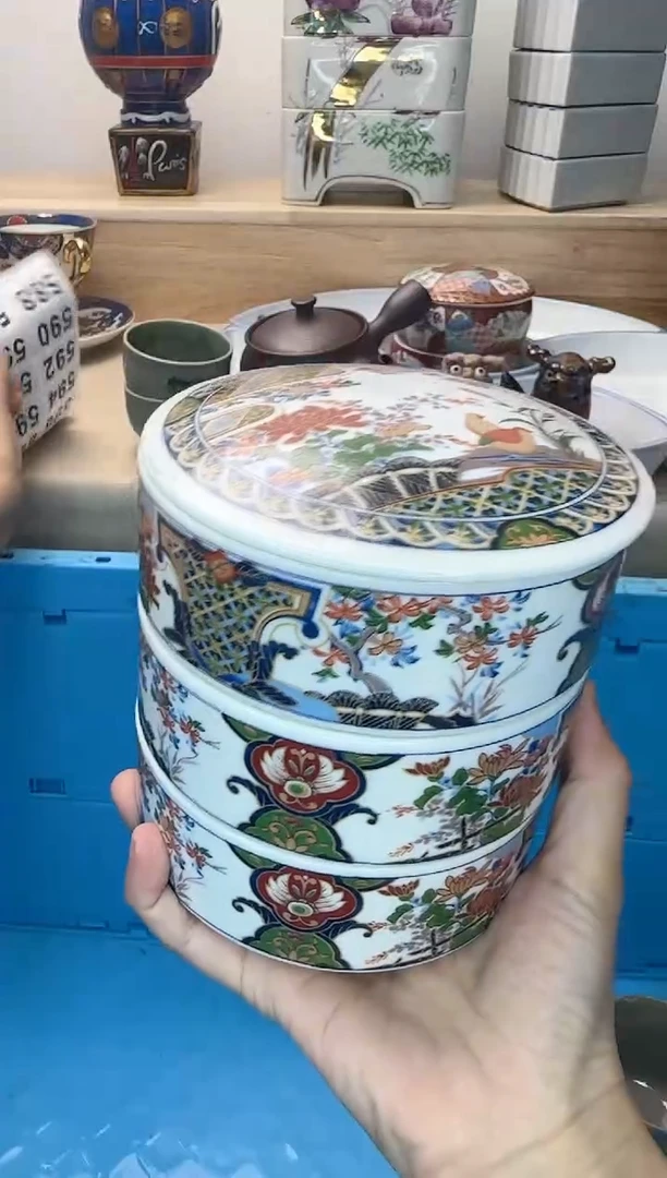 茶杯紫砂白*鲸589陶艺中古瓷器满18米包邮