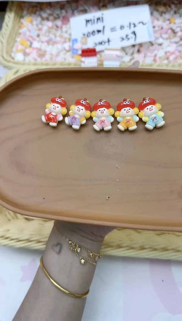 树脂小卡苹果狗50个混装