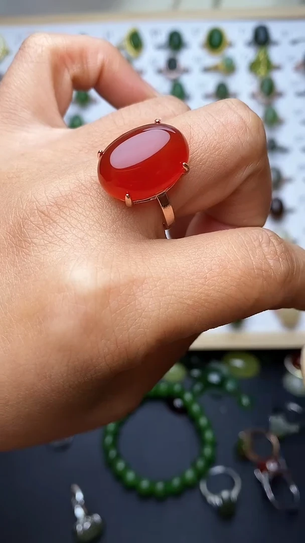 【闪购商品】南红玛瑙戒指未镶嵌1