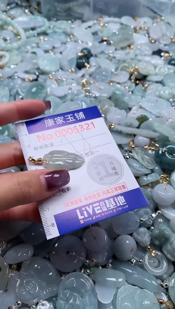 翡翠未镶嵌吊坠(不含链)5321