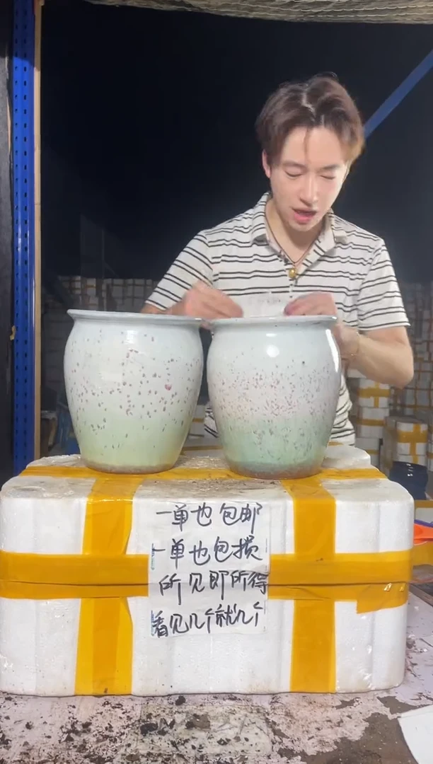 紫砂花盆紫砂花盆宜兴紫砂粗陶花盆18*20