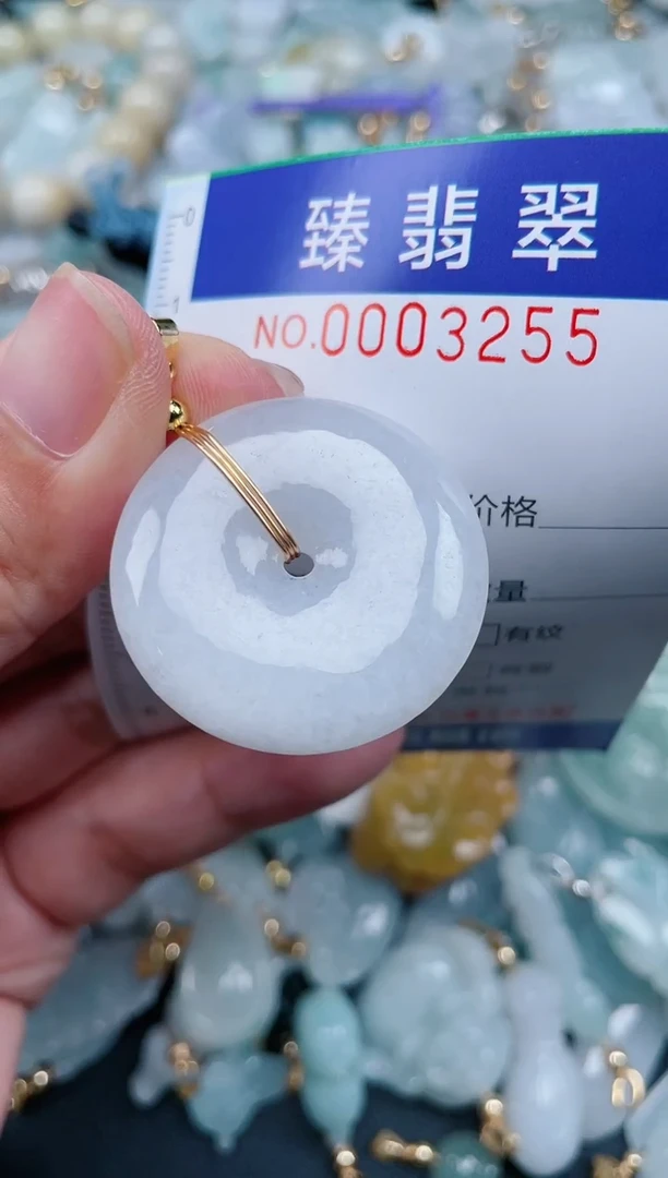翡翠未镶嵌颈饰.0003255