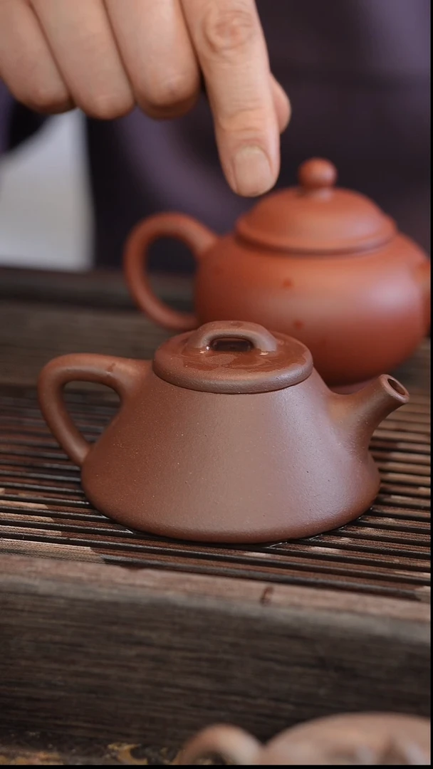 茶壶紫砂纳瓢 变色龙 半手工 150cc