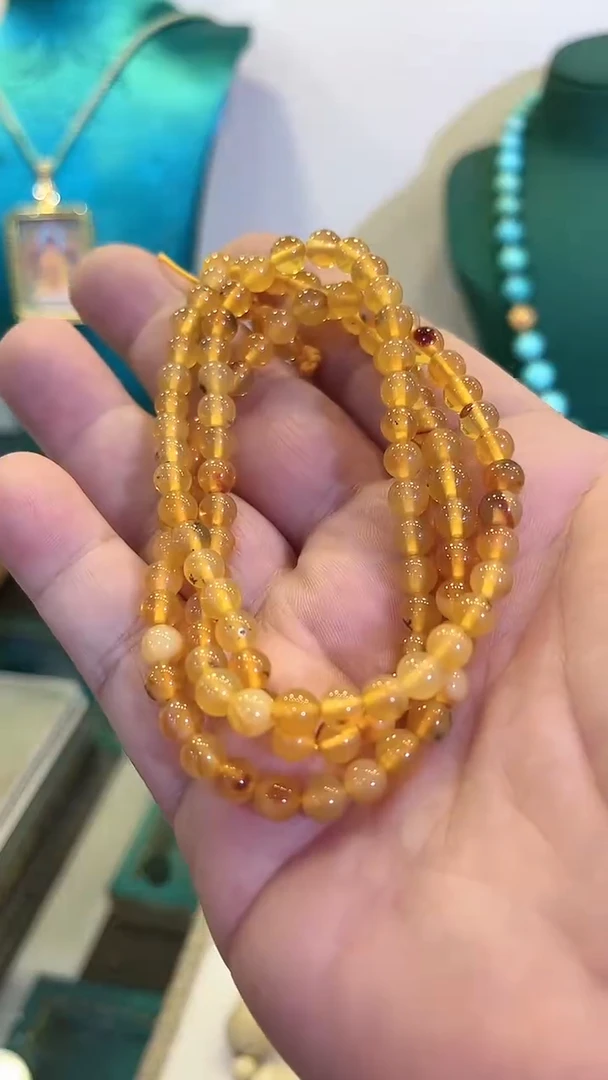 【闪购商品】欧泊手串未镶嵌108多样性发其一