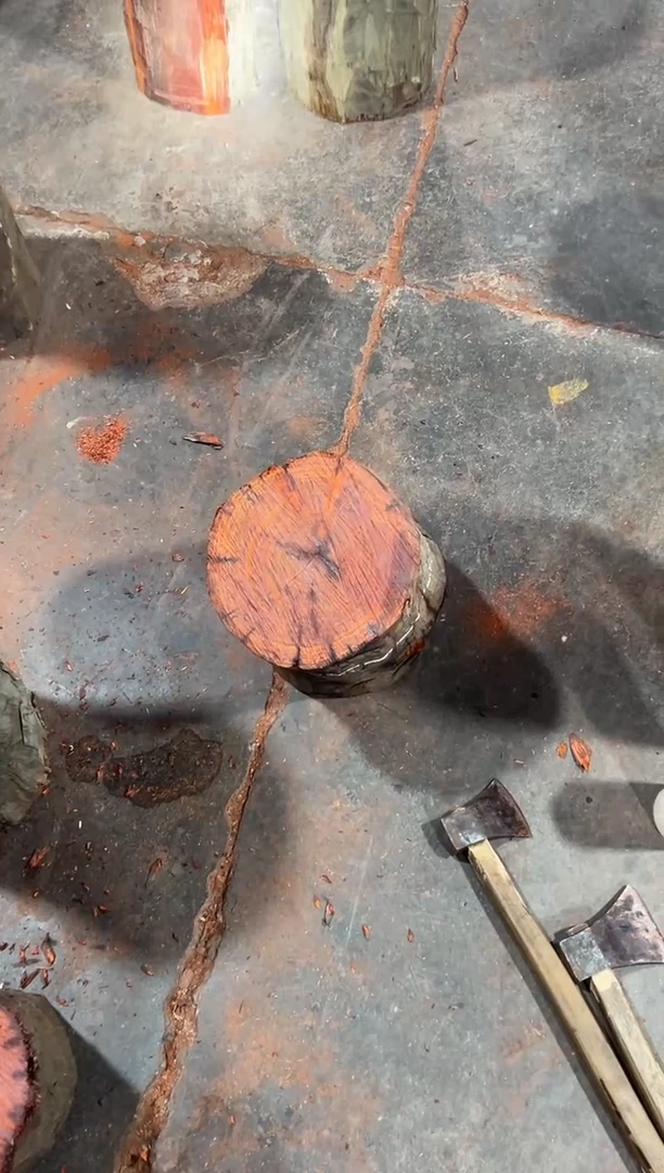 紫檀木类端景台A****）赞比亚血檀 非洲紫檀