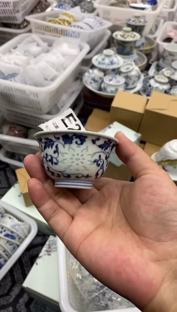 陶瓷景德陶瓷茶具容量约60小