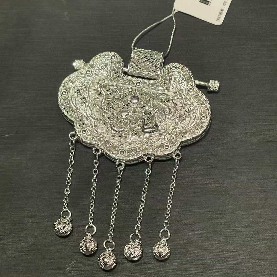 吊坠足银 【金展珠宝】足银 天子门生吊坠