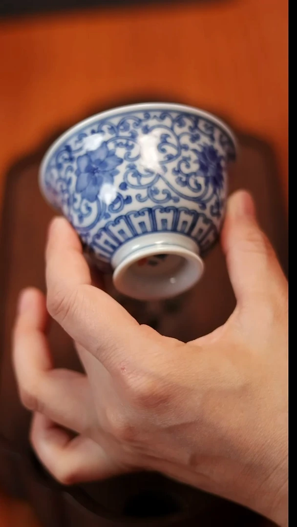 镹曰陶手工手绘青花茶具