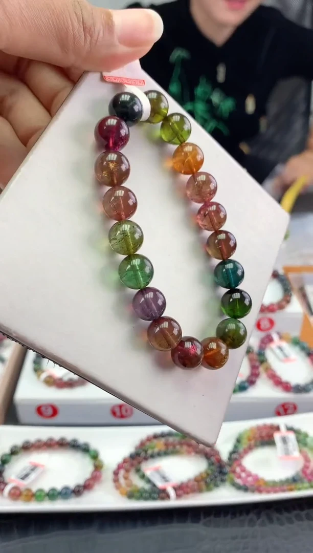 未镶嵌手串碧玺多样性发一条