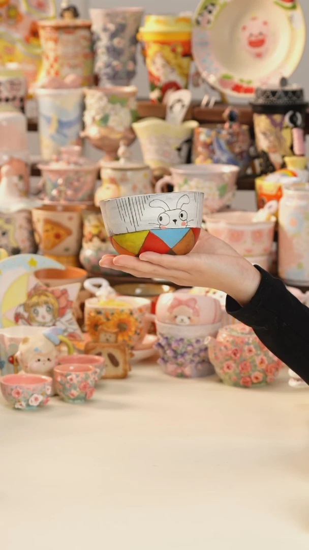 其他景德镇釉下彩手绘设计师款陶瓷