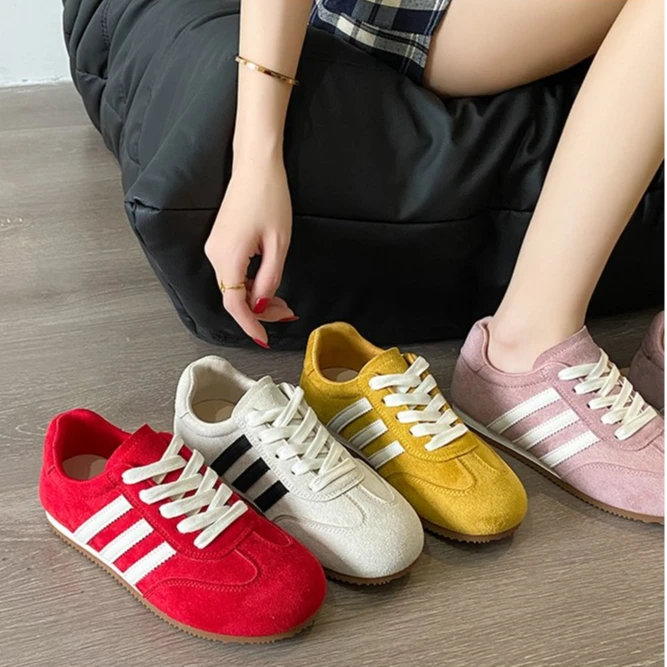 新款个性百搭阿甘鞋复古休闲鞋夏季女鞋子低帮运动鞋球鞋系带学生