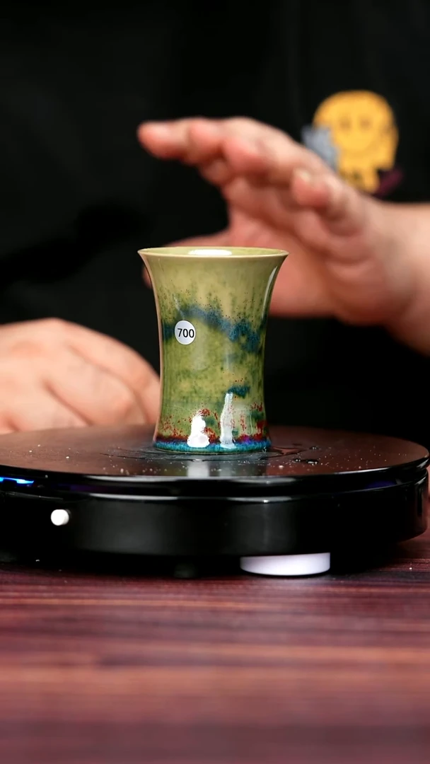 其他700#盼龙窑一级品原矿钧瓷束腰杯