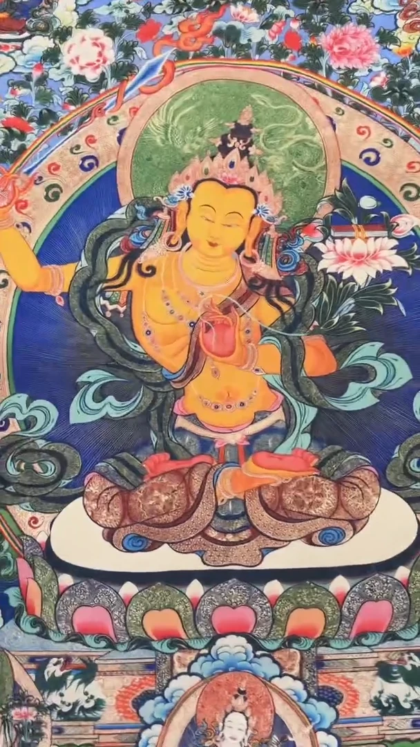 装裱画唐卡藏艺阁高端绘画作品TK16063