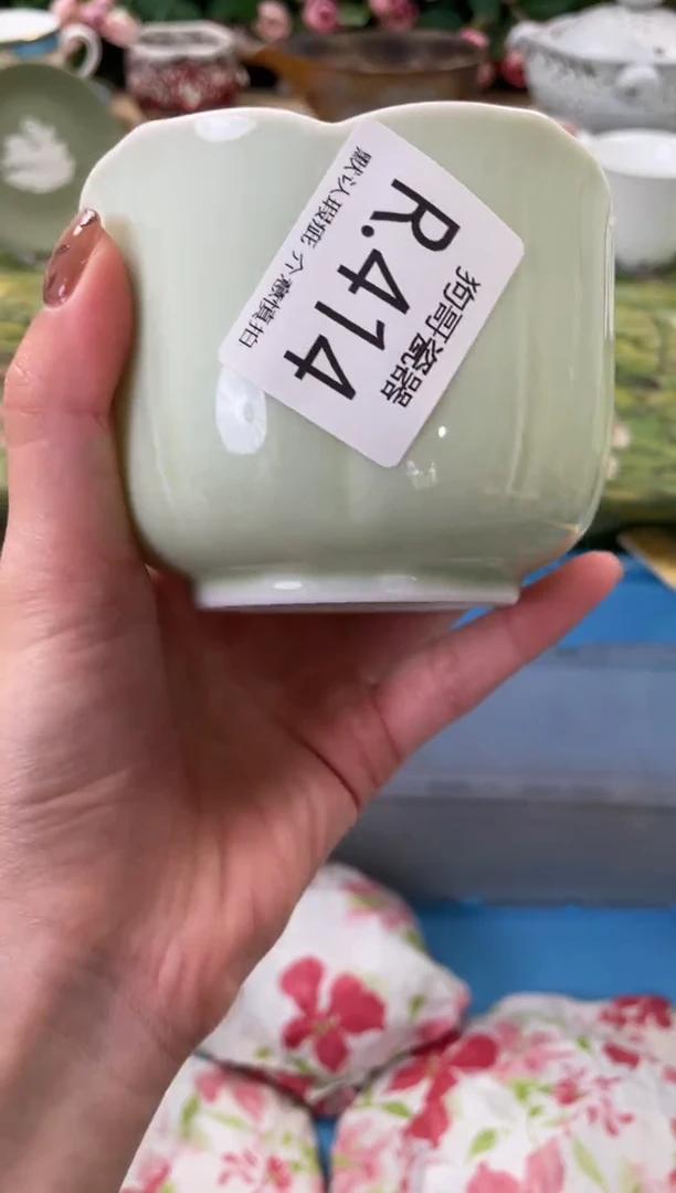瓷片青**语414闪购库存默认一件默认微瑕慎拍