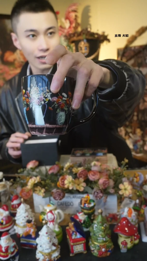 【闪购商品】默认微瑕高端树脂陶瓷摆件Q