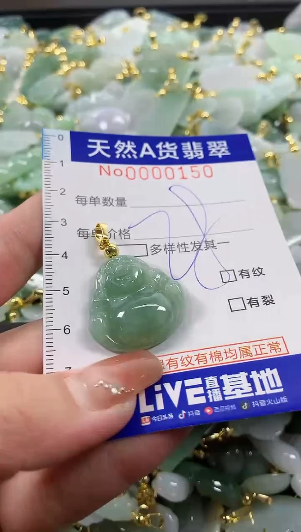 颈饰未镶嵌翡翠天然A货翡翠