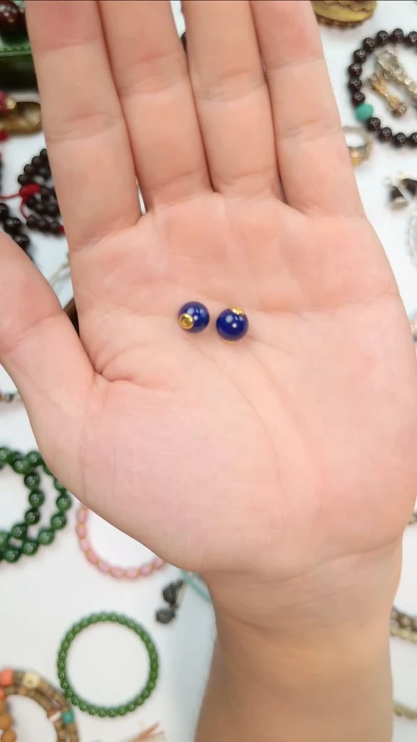手串星月菩提微金微白金盾8.5mm