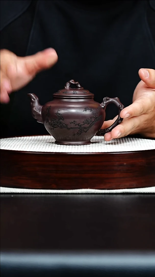 茶壶紫砂宜兴紫砂报春壶
