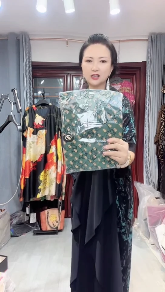 红*?绿色套装裤装5XL