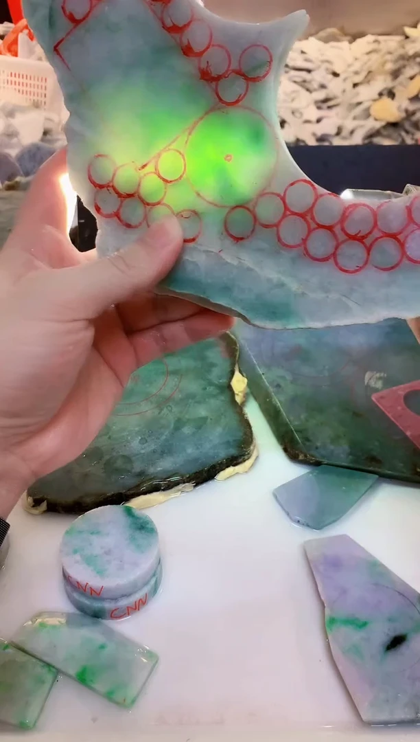 裸石翡翠0朗0翡翠珠宝132