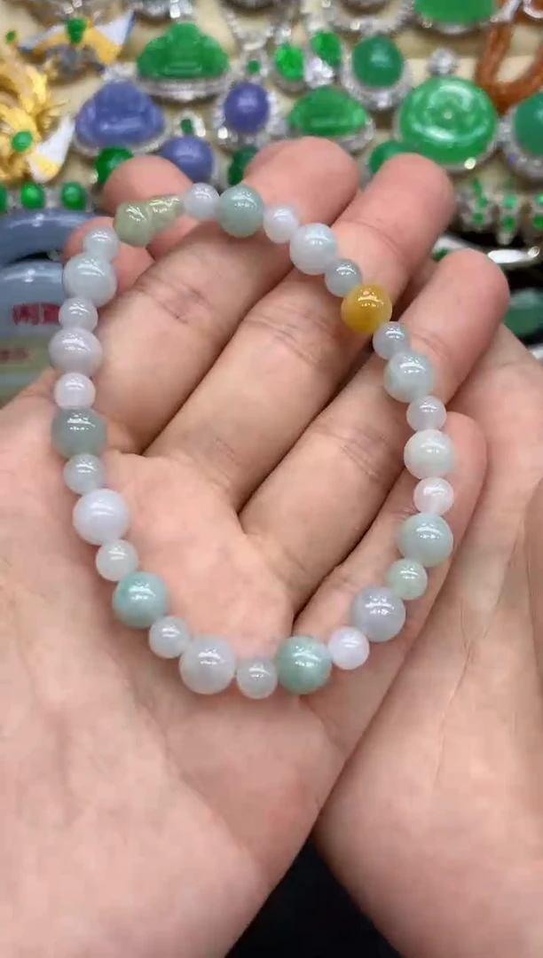 未镶嵌手串翡翠6-中国好珍宝