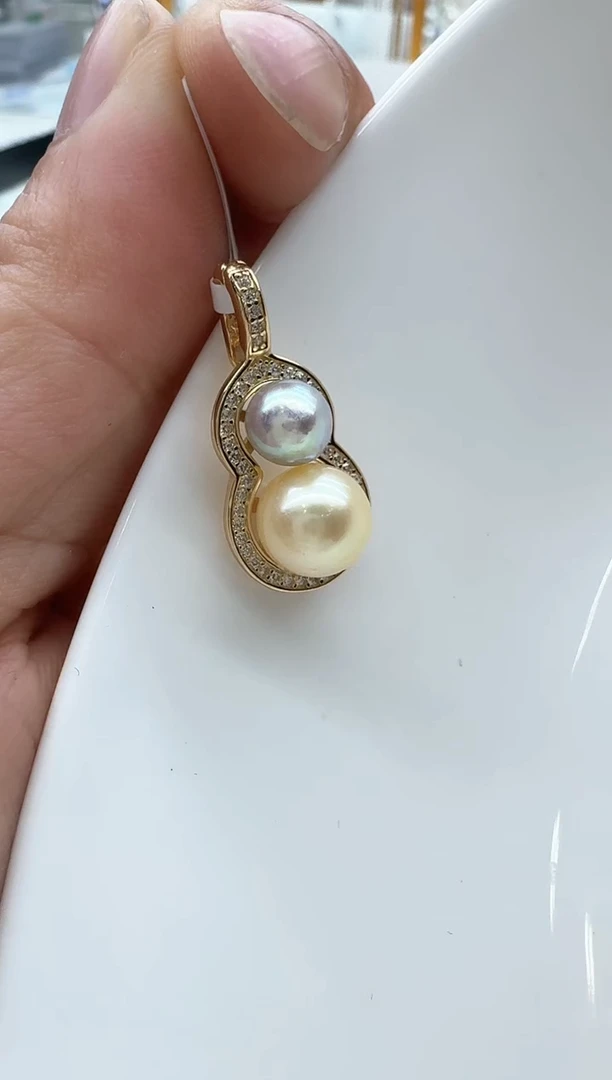 【闪购商品】海水珍珠颈饰银S925镶嵌清货
