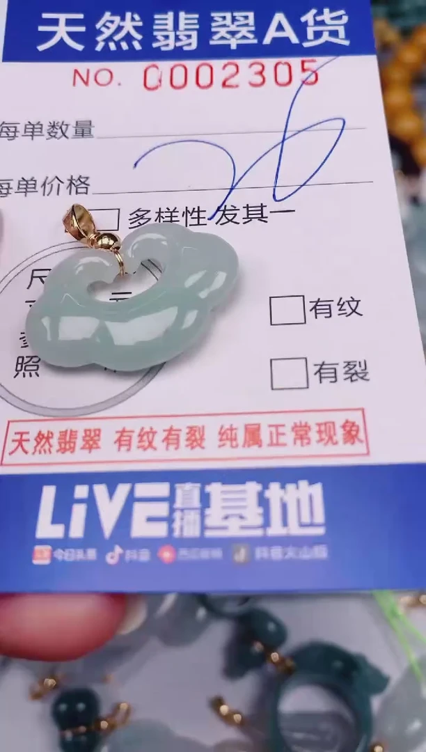 颈饰未镶嵌翡翠00002305