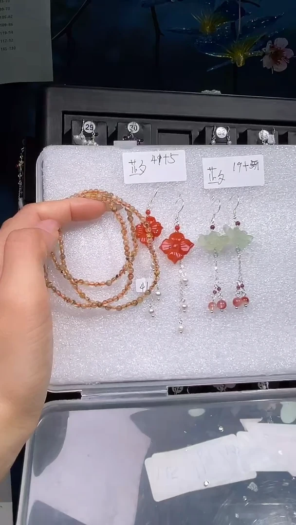 银S925镶嵌耳饰紫晶芷* 芷曦