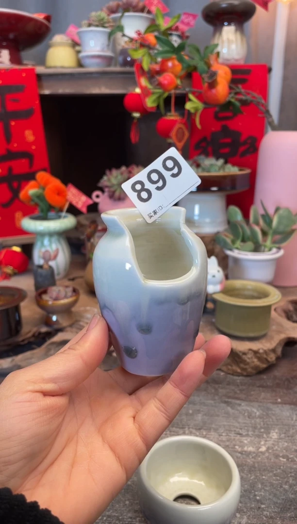 【闪购商品】摆件899知木小芳花盆