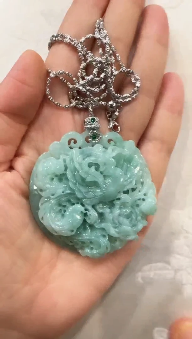 颈饰未镶嵌翡翠国风