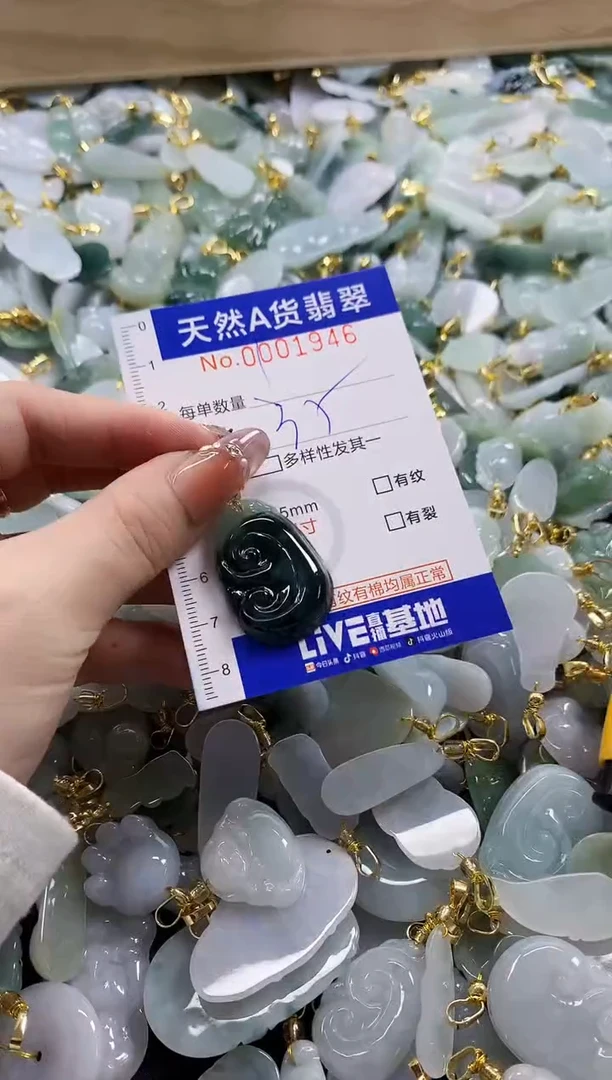 颈饰未镶嵌翡翠天然A货翡翠