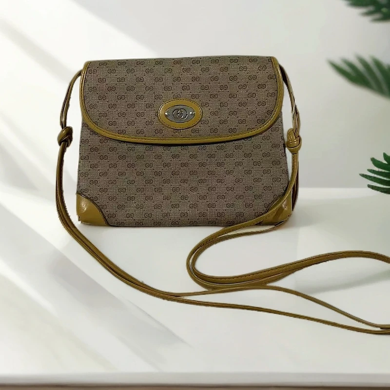 95新 GUCCI/古驰 老花信封包G24019775底长:22*17