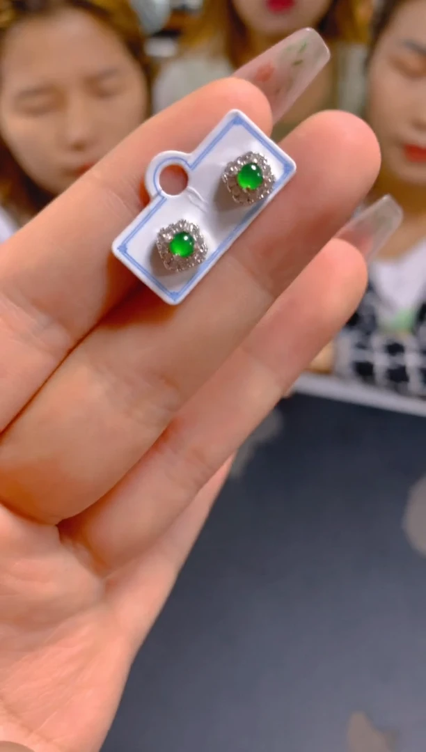 翡翠未镶嵌耳饰0666637743多样性发一