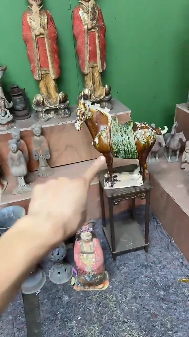 摆件伴*唐三彩陶瓷摆件