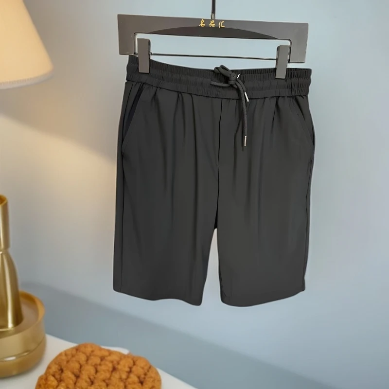 夏季短裤休闲裤松紧腰弹力五分裤男士舒适男装运动