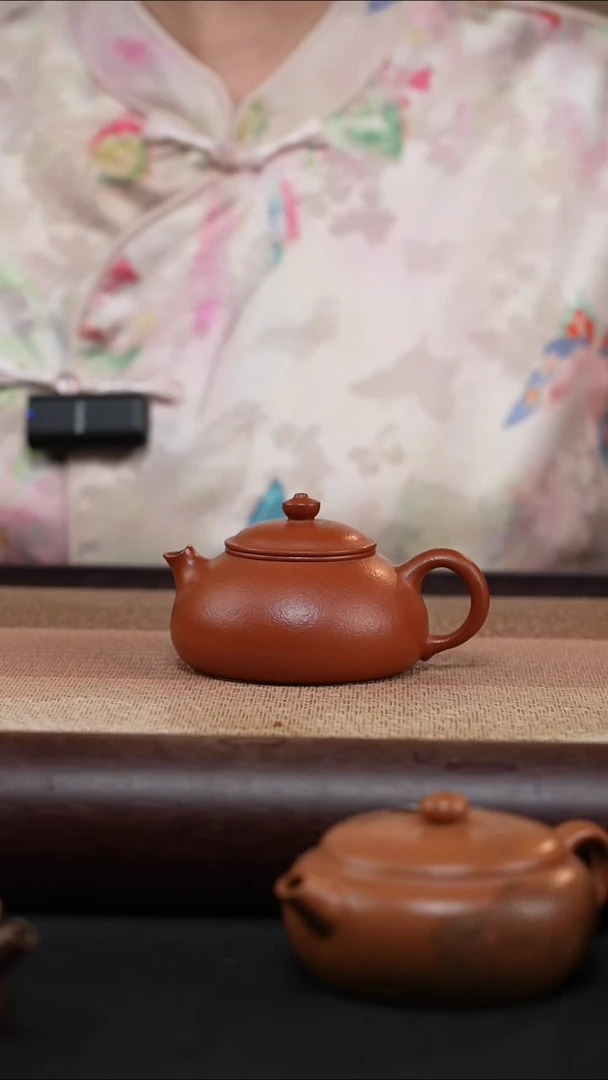 茶壶紫砂德**特赵庄朱泥-寒江MH-1805