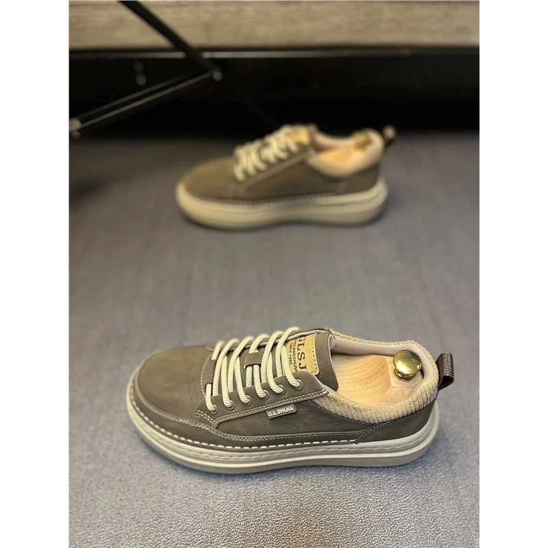 男鞋耐磨秋款潮流百搭软底舒适轻便阿甘鞋精神小伙休闲运动潮板鞋