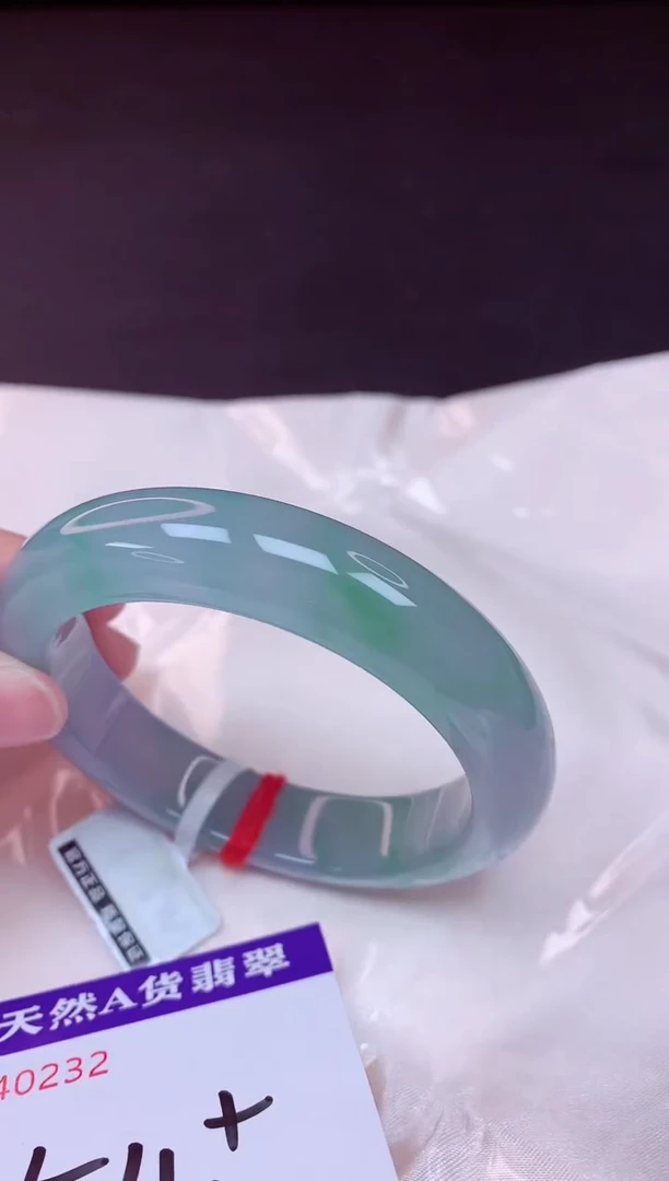 未镶嵌手镯翡翠54（48小时鉴赏期 ）