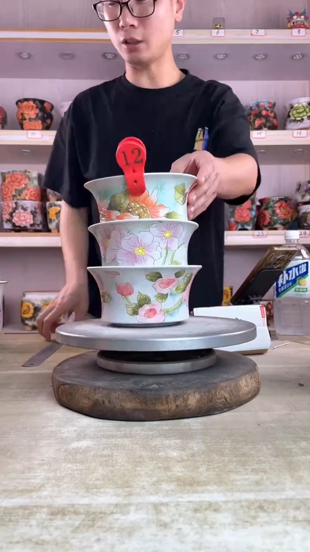 摆件12陶花岛多肉陶瓷花盆罐——微瑕