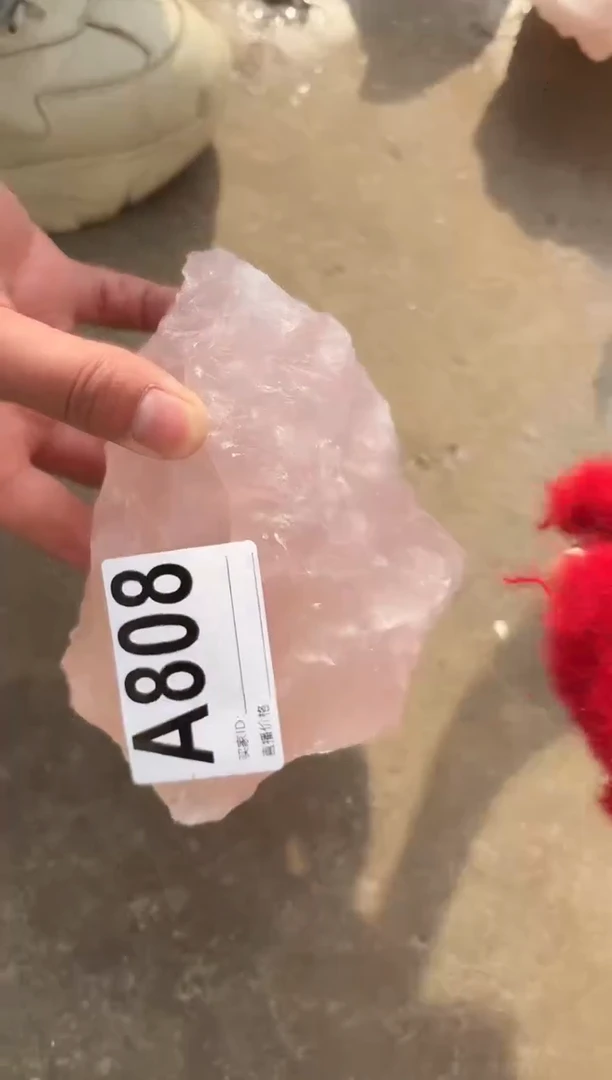 【闪购商品】水晶摆件未镶嵌粉水晶808 灯座