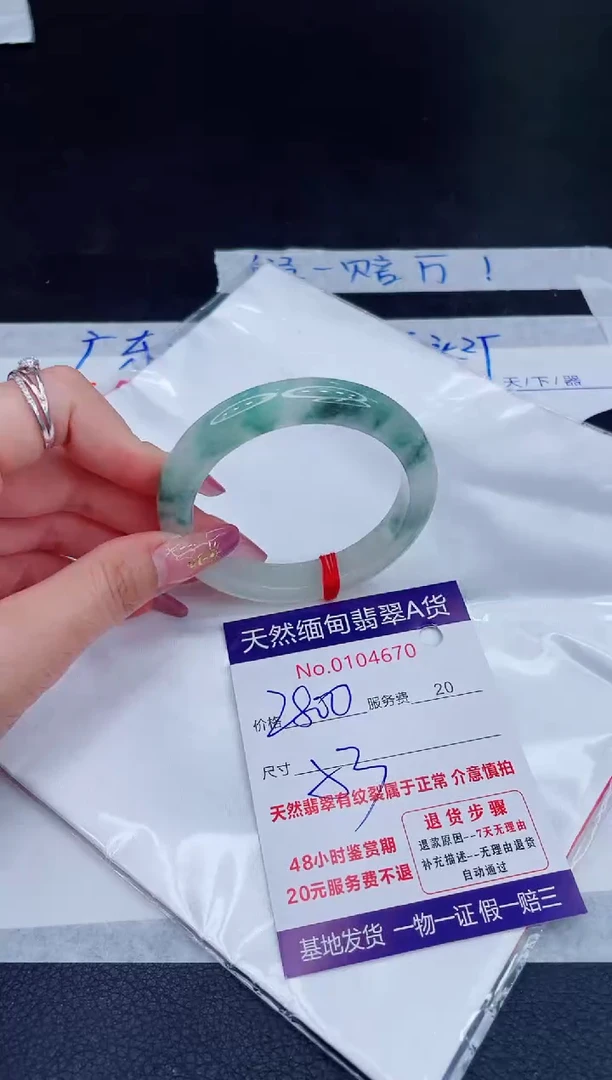 未镶嵌手镯翡翠2800