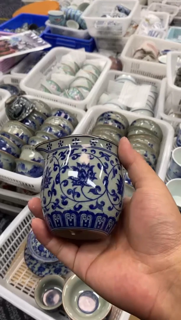 杯景德陶瓷茶具公道杯