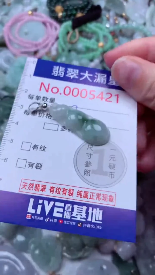 吊坠(不含链)未镶嵌翡翠5421